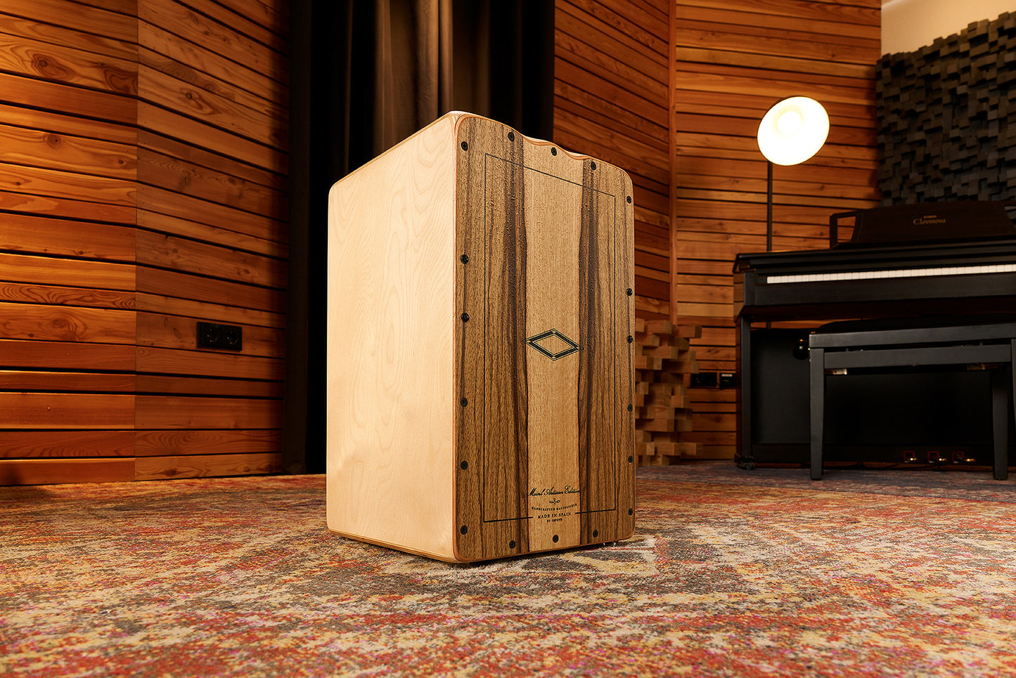 MEINL Percussion Artisan Edition Series String Cajon Tango Line - Limba