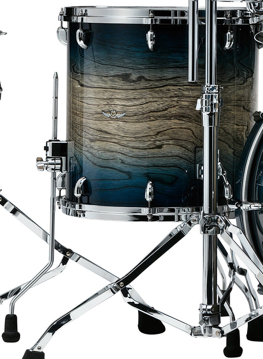 TAMA STAR Walnut Floor Tom 16" x 16" - Indigo Japanese Sen Burst/Chrome HW