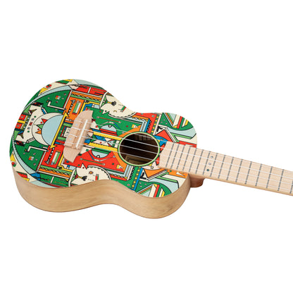 ORTEGA Art Serie Konzert Ukulele 4 String - Spruce / Catalpa Himalaya
