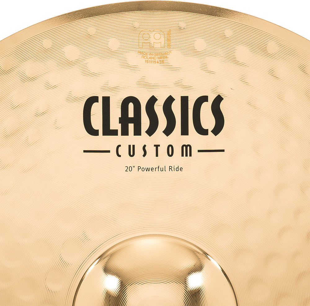 MEINL Cymbals Classics Custom Brilliant Powerful Ride - 20"