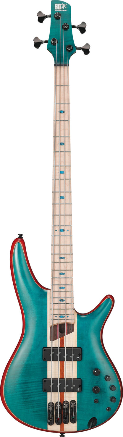 IBANEZ Premium SR E-Bass 4-String - Caribbean Green Low Gloss + Gigbag
