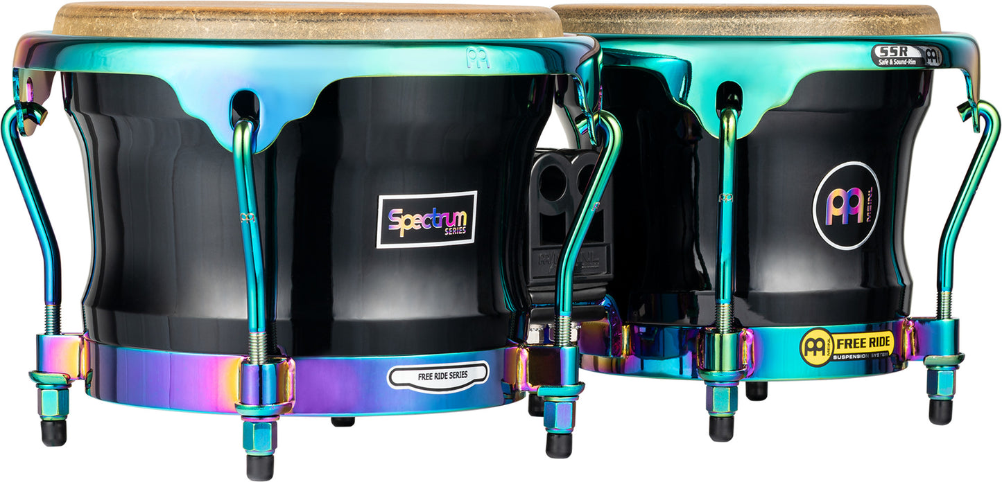 MEINL Percussion Marathon Spectrum Series Bongo 7" Macho &  8 1/2" Hembra - Phantom Black