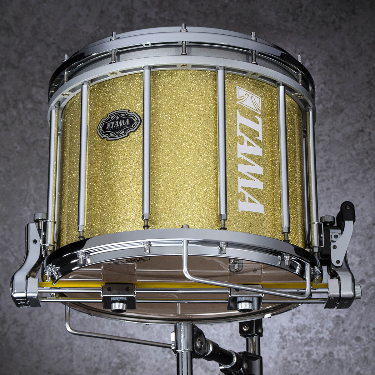 TAMA Fieldstar Marching Snaredrum 14" x 12" - Vintage Gold Sparkle