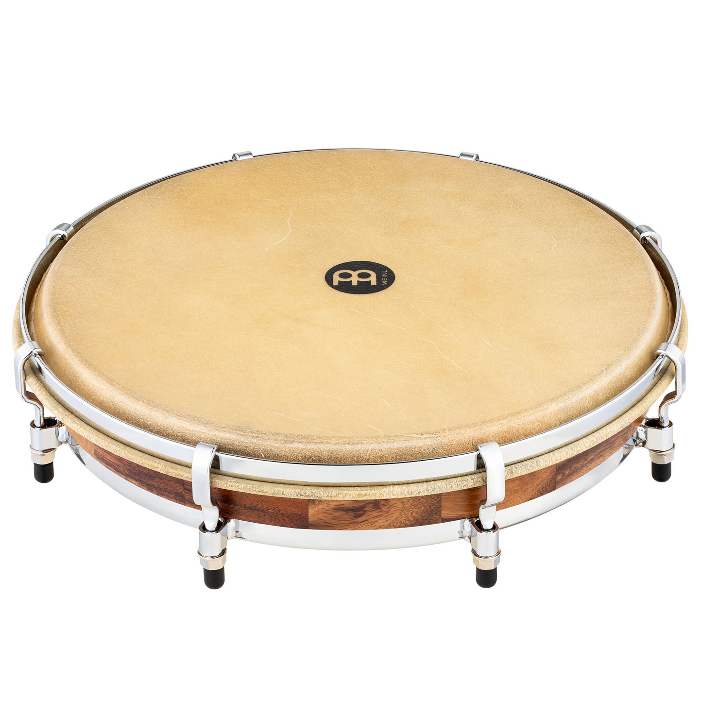 MEINL Percussion Pandero de Plena 14" Seguidor, Chrome Hardware