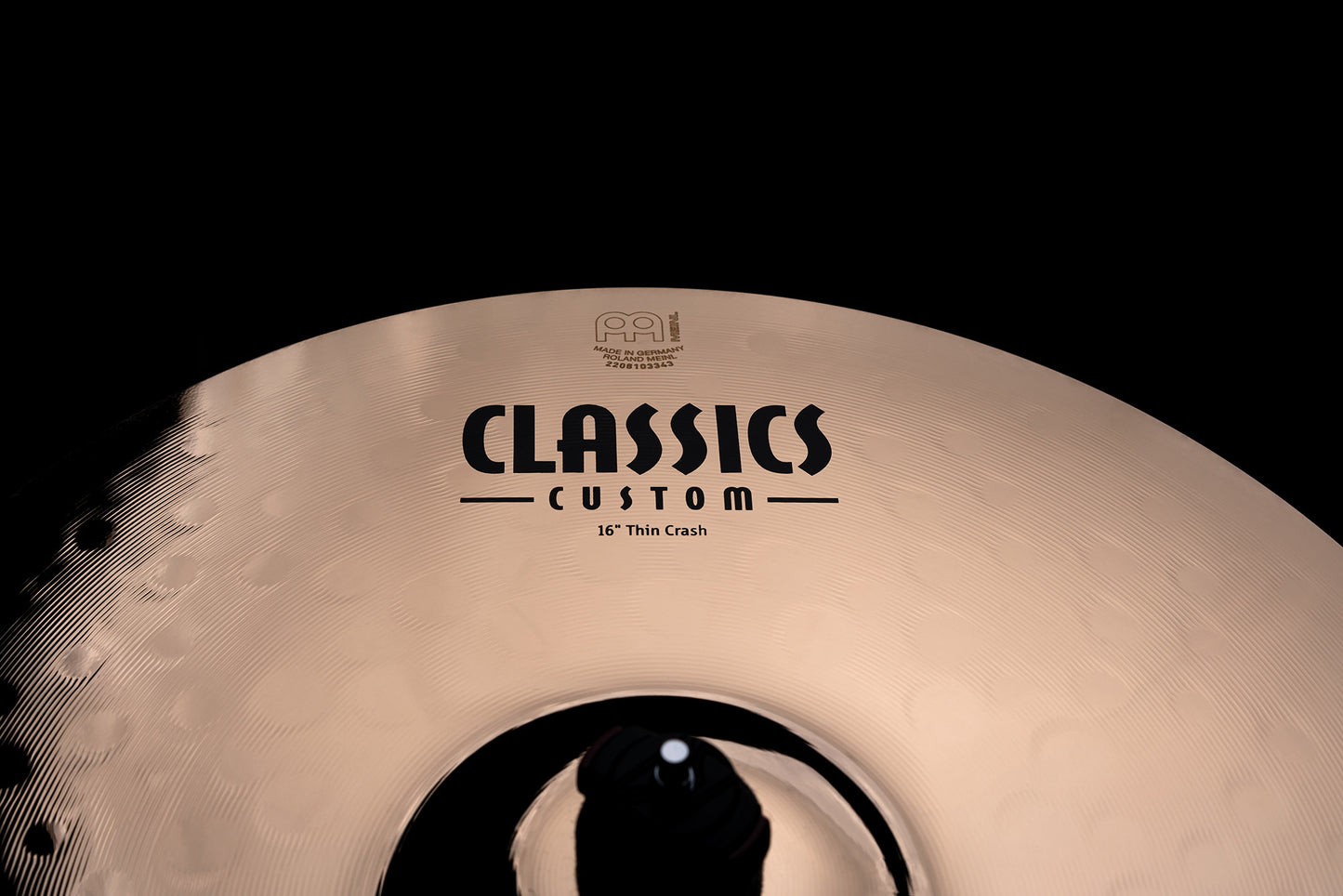 MEINL Cymbals Classics Custom Brilliant Thin Crash - 16"