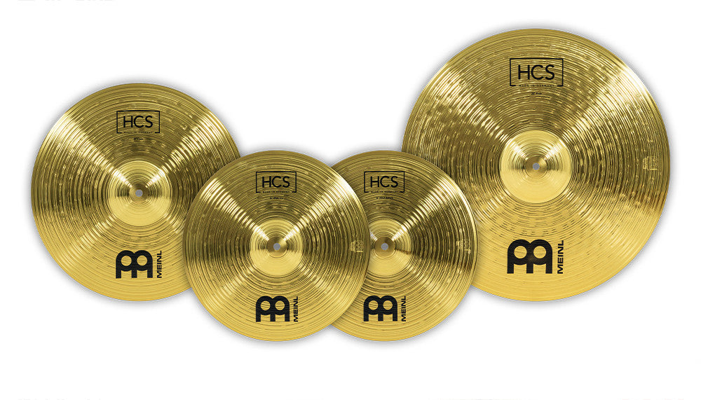 MEINL Cymbals HCS komplettes Beckenset - 14" Hihat, 16" Crash, 20" Ride