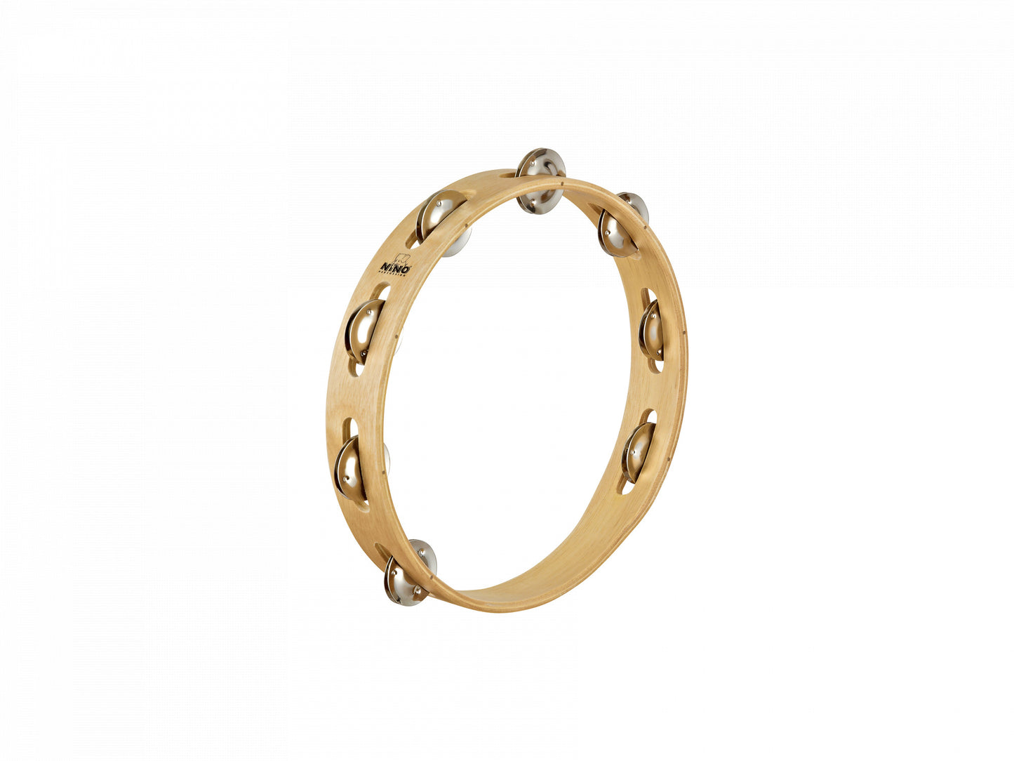 NINO Percussion Wood Tambourine - 10"
