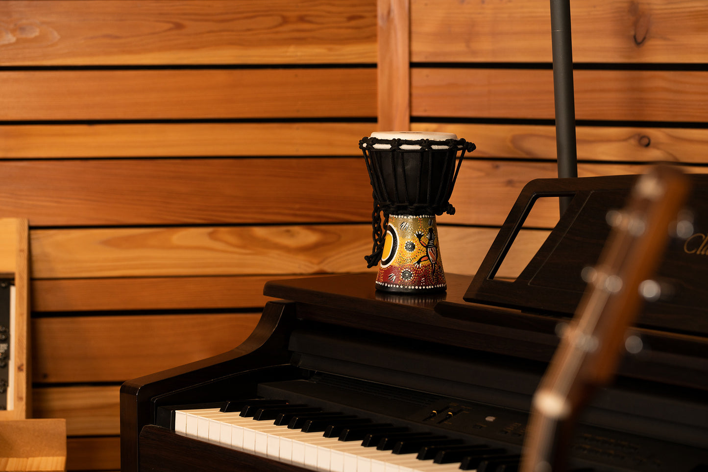MEINL Percussion African Style Mini Djembe 4 1/2" - Gecko Design