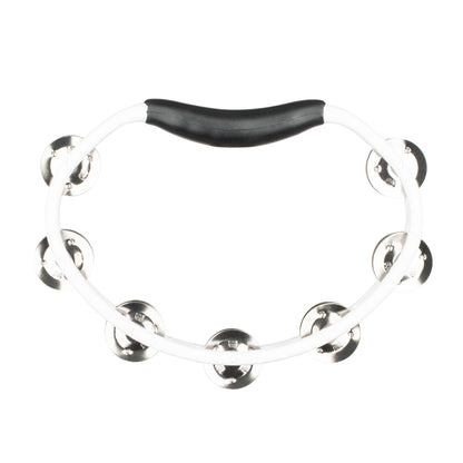 MEINL Percussion Headliner® Series Molded ABS Dual-Row Tambourine - White