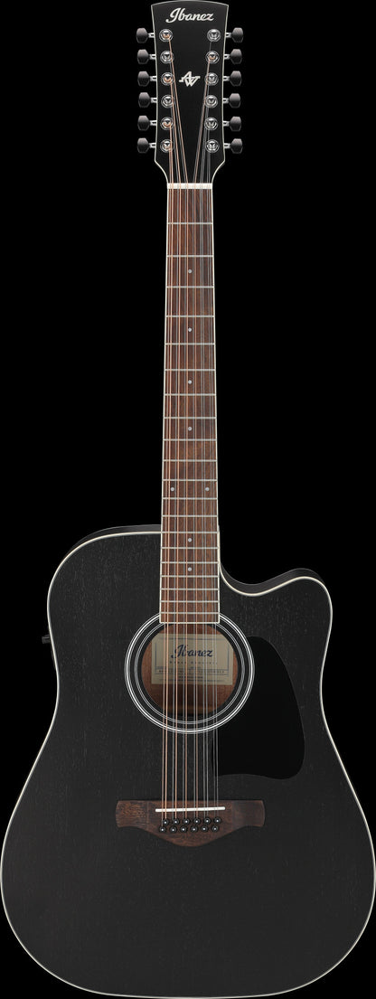 IBANEZ Artwood AW Akustikgitarre 12-String - Weathered Black