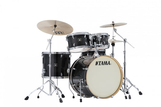 TAMA Superstar Classic Drum Set 5 pcs - Transparent Black Burst//Chrome HW + SM5W Hardware Kit
