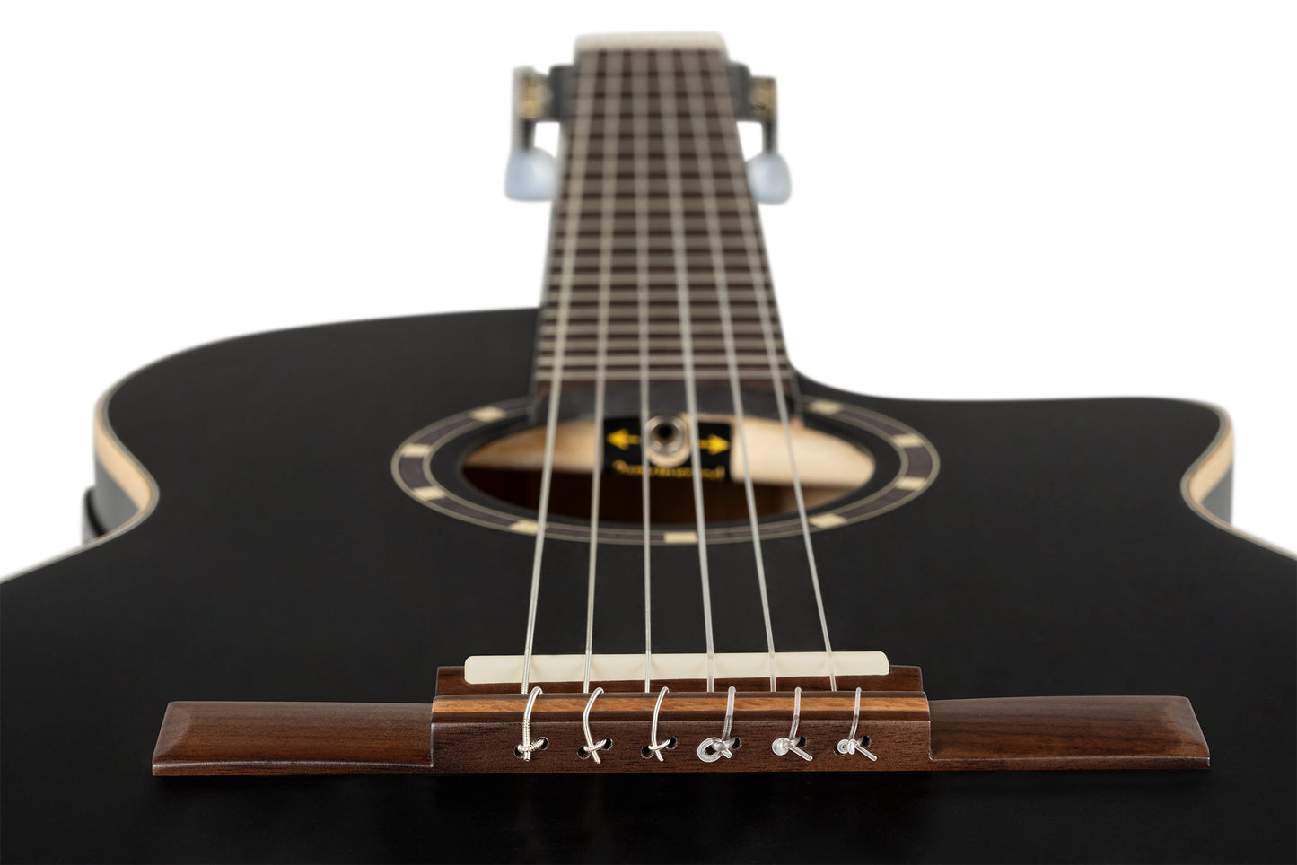 ORTEGA Family Series 3/4 Konzertgitarre 6-String - Satin Black + Gigbag