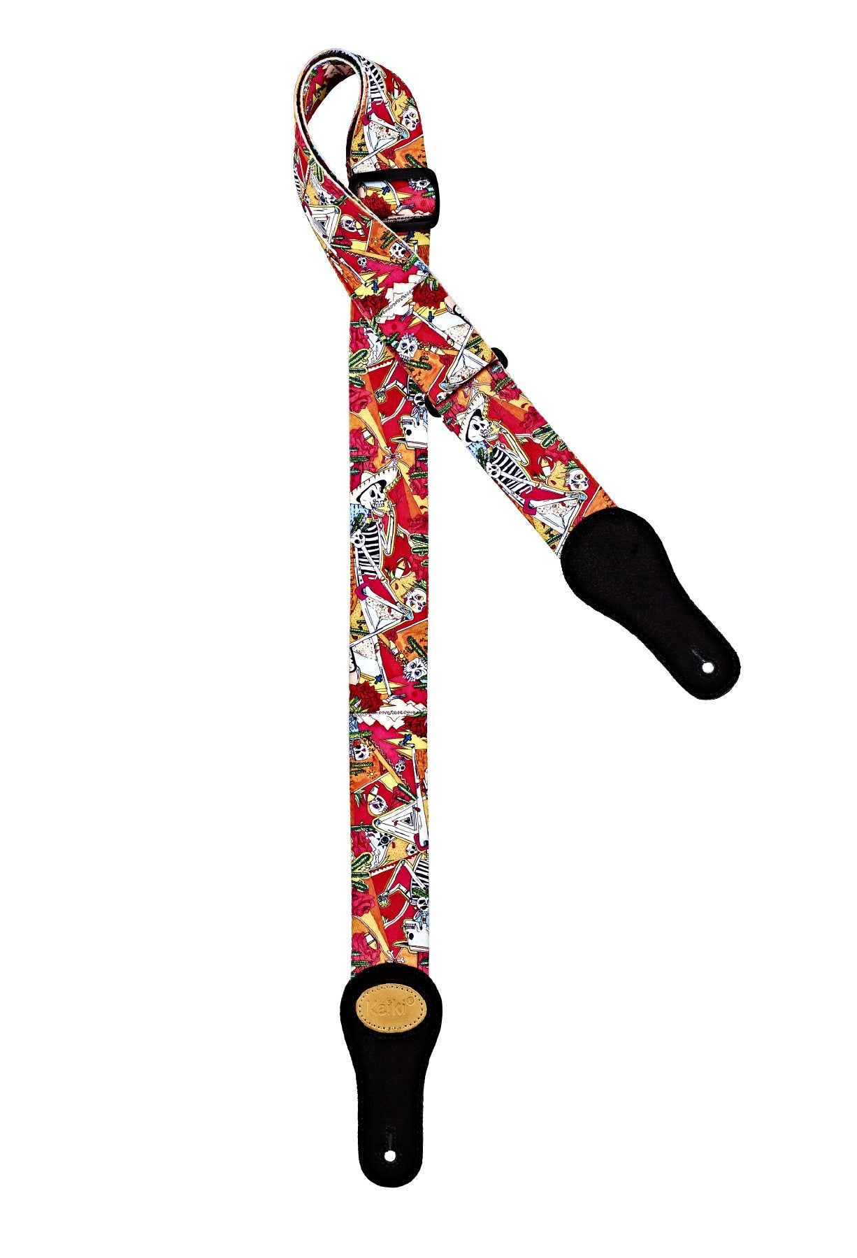 KEIKI Designer Serie Nylon Guitar Strap - "El Muerto"
