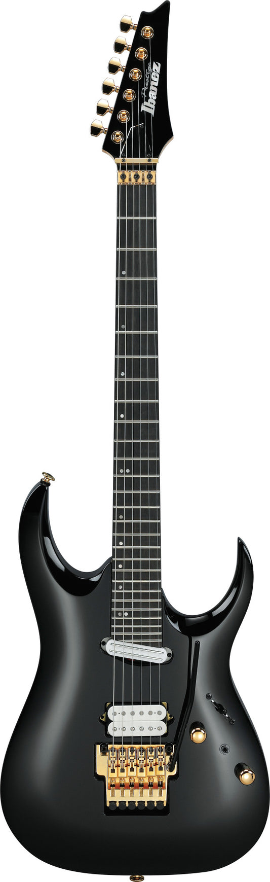 IBANEZ Prestige, Axe Design Lab RGA Electric Guitar 6-String - Black + Case