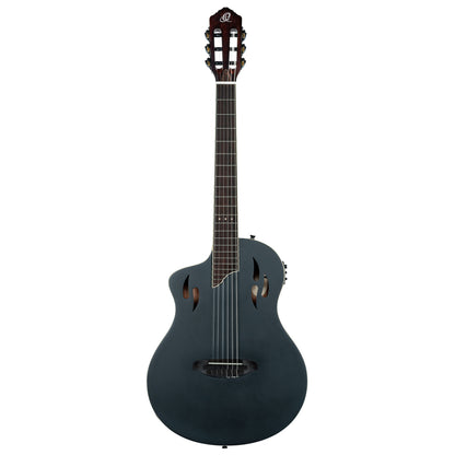 ORTEGA TourPlayer DeLuxe Nylon String Guitar 6-String Lefty - Spruce Black + Gig Bag
