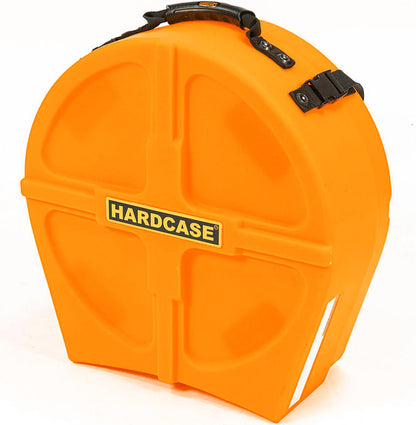 HARDCASE Floor Tom Case 14" - Orange / komplett gepolstert