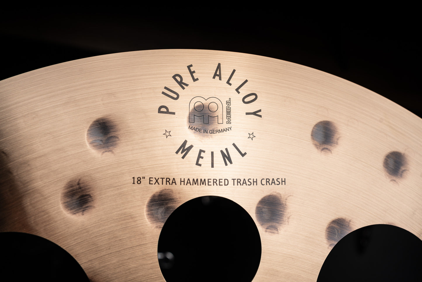 MEINL Cymbals Pure Alloy Extra Hammered Trash Crash - 18"
