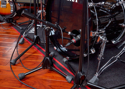 TAMA Iron Works Studio Series Microphone Stand - Extra low Telescoping Boom Stand (3/8" connector)