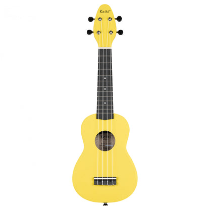 KEIKI K2 Serie Sopran Ukulele Set - Agathis / ABS Lemon Grass