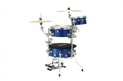 TAMA Cocktail-Jam Drum Set 4 teilig - Indigo Sparkle/Chrome HW + Bag