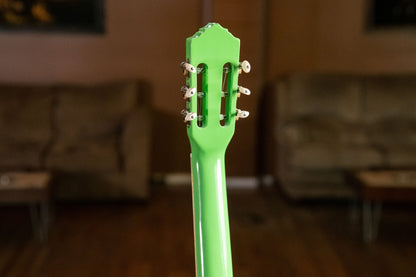 ORTEGA Gaucho Series 4/4 Nylon String Guitar 6-String - Green Apple + Gig Bag