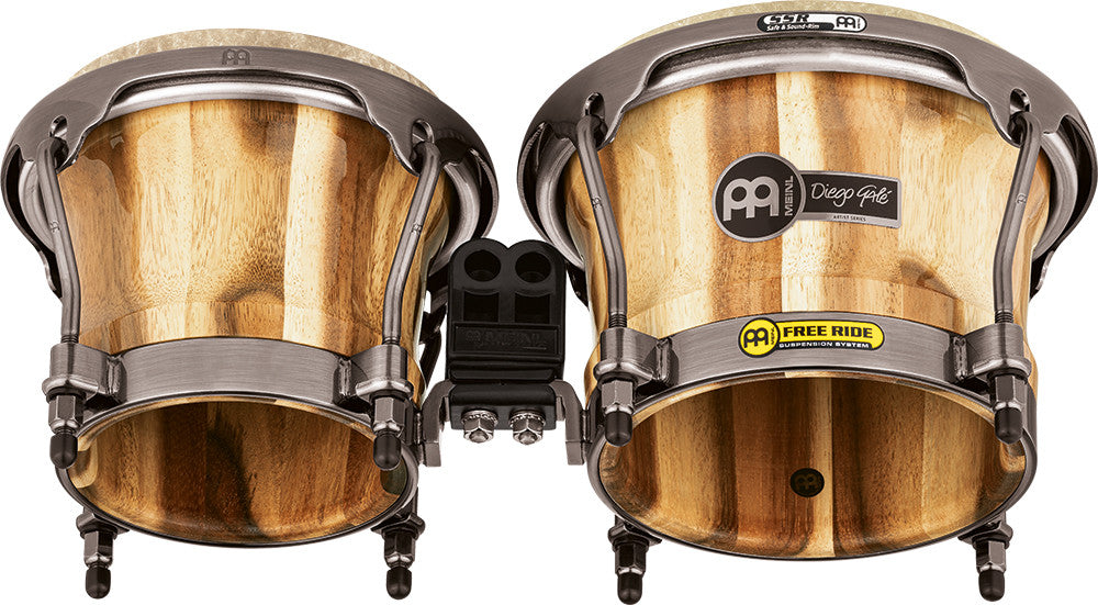 MEINL Percussion Artist Series Bongo Diego Galé, REMO® Fiberskyn® Heads - 7" & 8 1/2" Natural