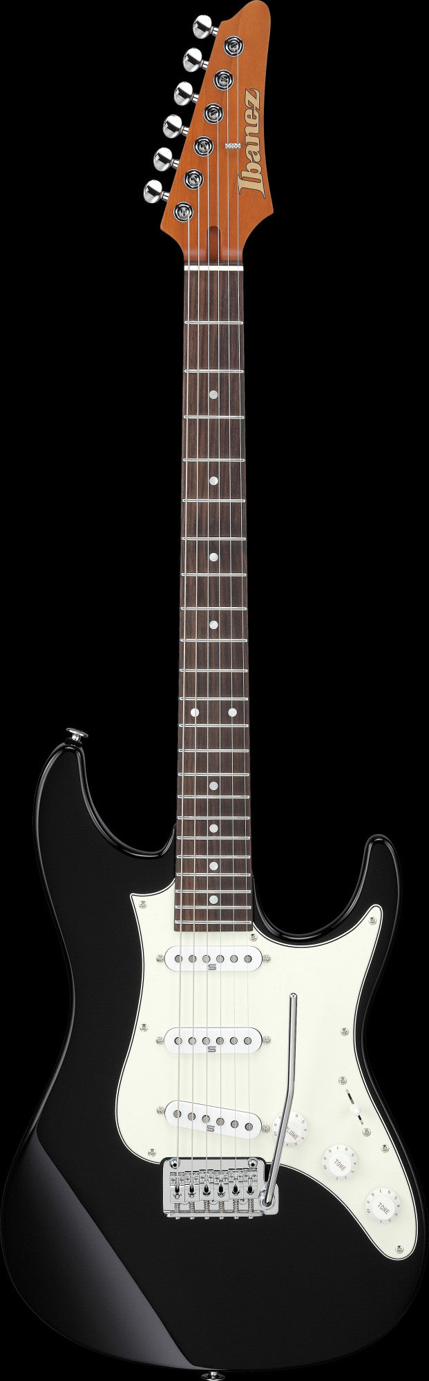 IBANEZ Prestige AZN Electric Guitar 6-String - Black + Case