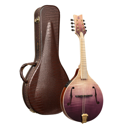 ORTEGA Americana Series A-Style Mandoline + Croco Leder Koffer