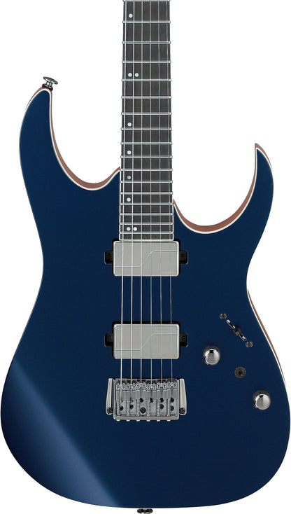 IBANEZ Prestige RG E-Gitarre 6-String - Dark Tide Blue Flat + Koffer