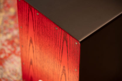 MEINL Percussion Headliner® Series Snare Cajon - Tango Red Fade