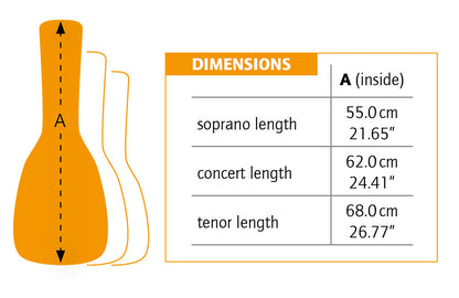 KEIKI Designer Serie Sopran Ukulele Bag - El Muerto