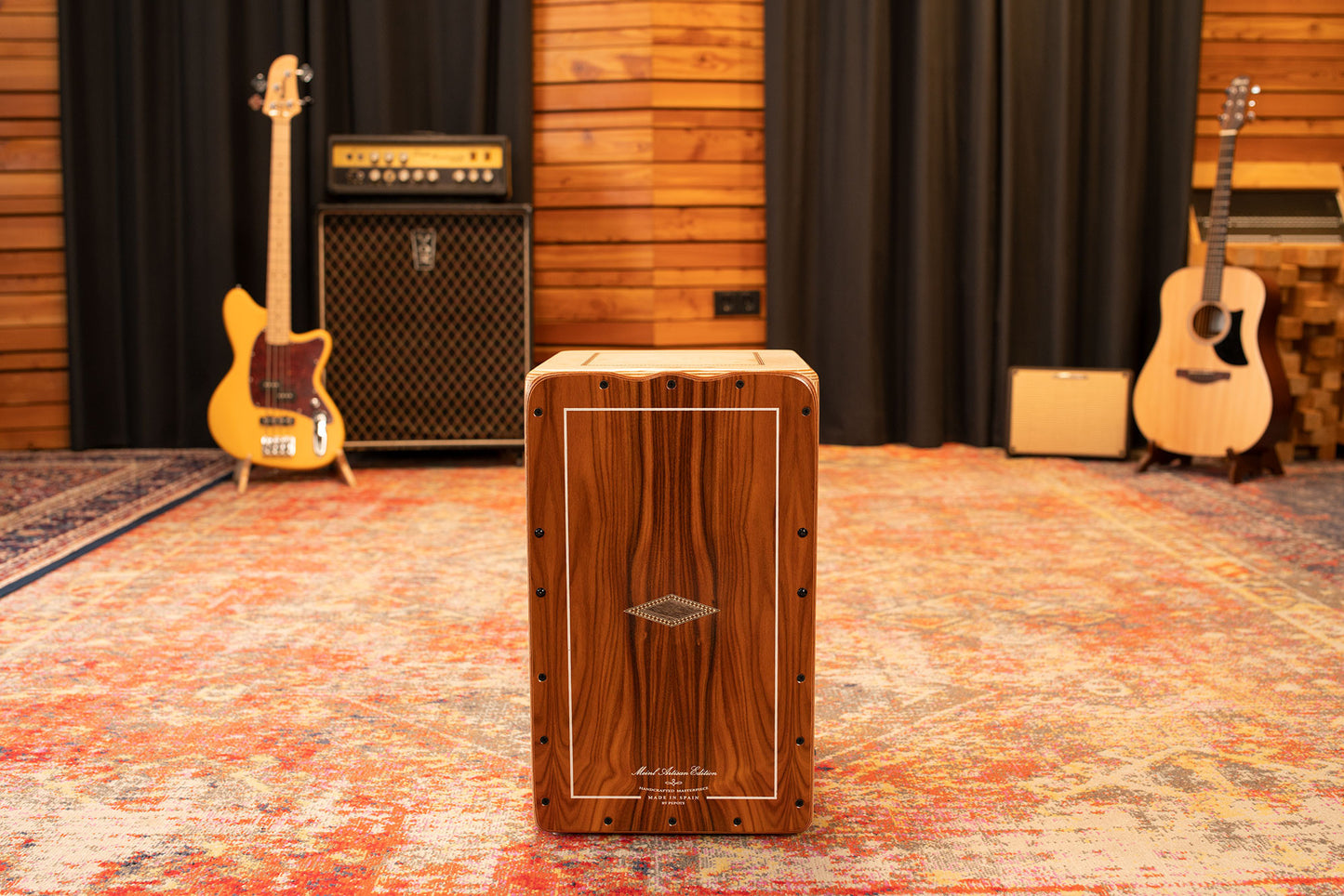 MEINL Percussion Artisan Edition Series String Cajon Seguiriya Line - Rosewood