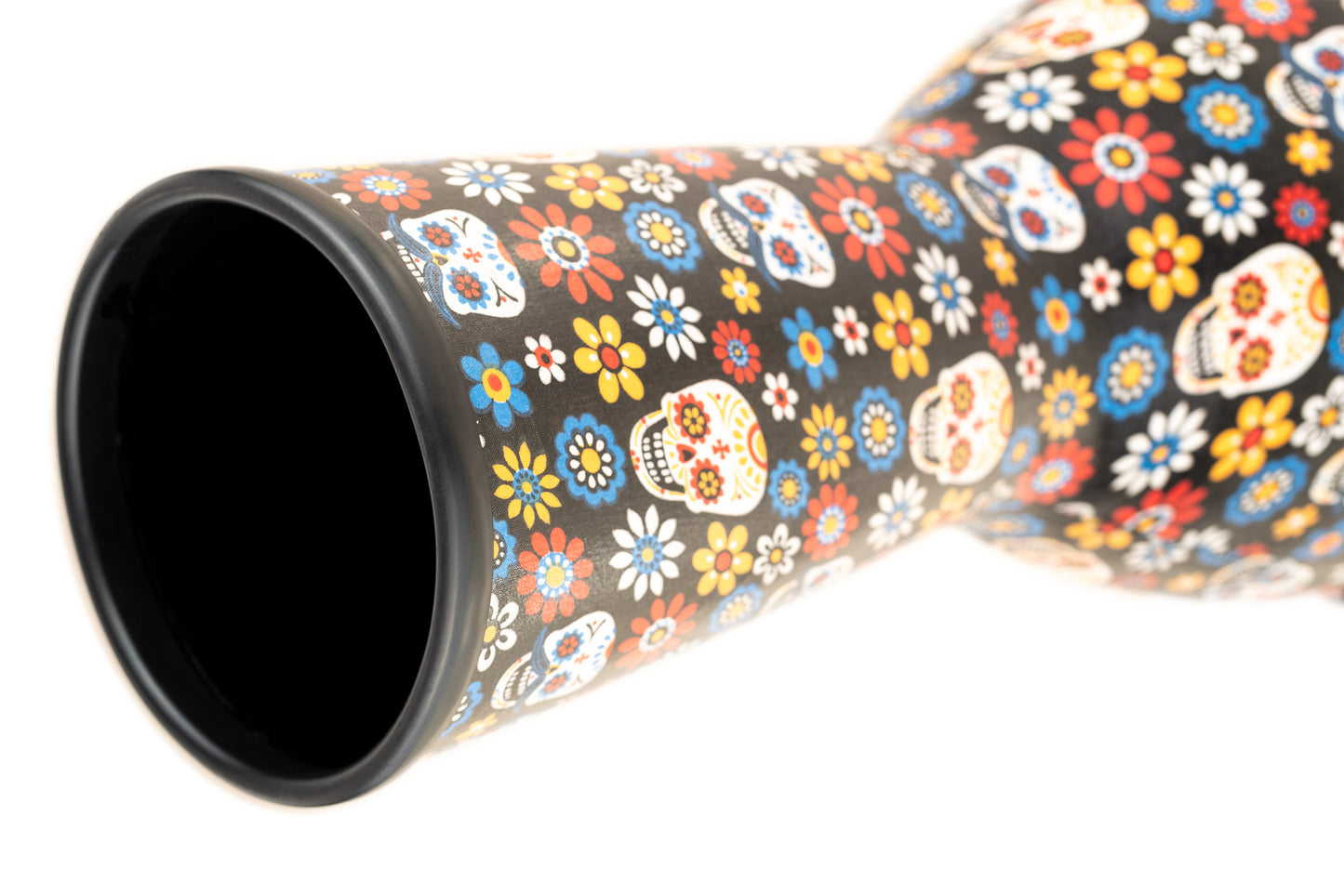 MEINL Percussion Alpine Series Synthetic Djembe - 10" Day of the Dead Finish