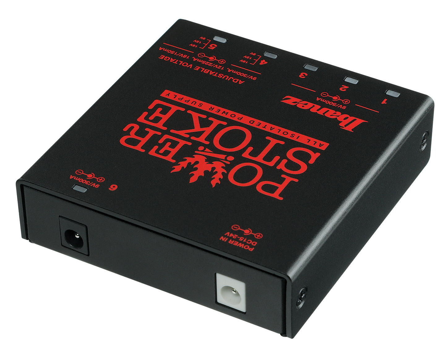 IBANEZ Guitar Pedal Power Supply - 6 Isolated Outputs for Guitar Pedals