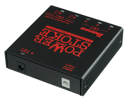 IBANEZ Guitar Pedal Power Supply - 6 Isolated Outputs for Guitar Pedals