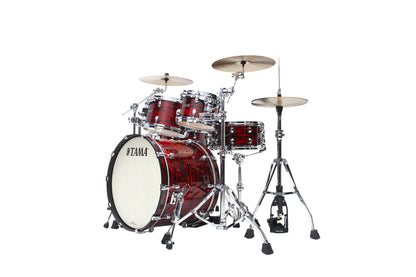 TAMA Starclassic Maple Duracover Wrap Shell Kit 4 teilig - Red Oyster/Chrom HW