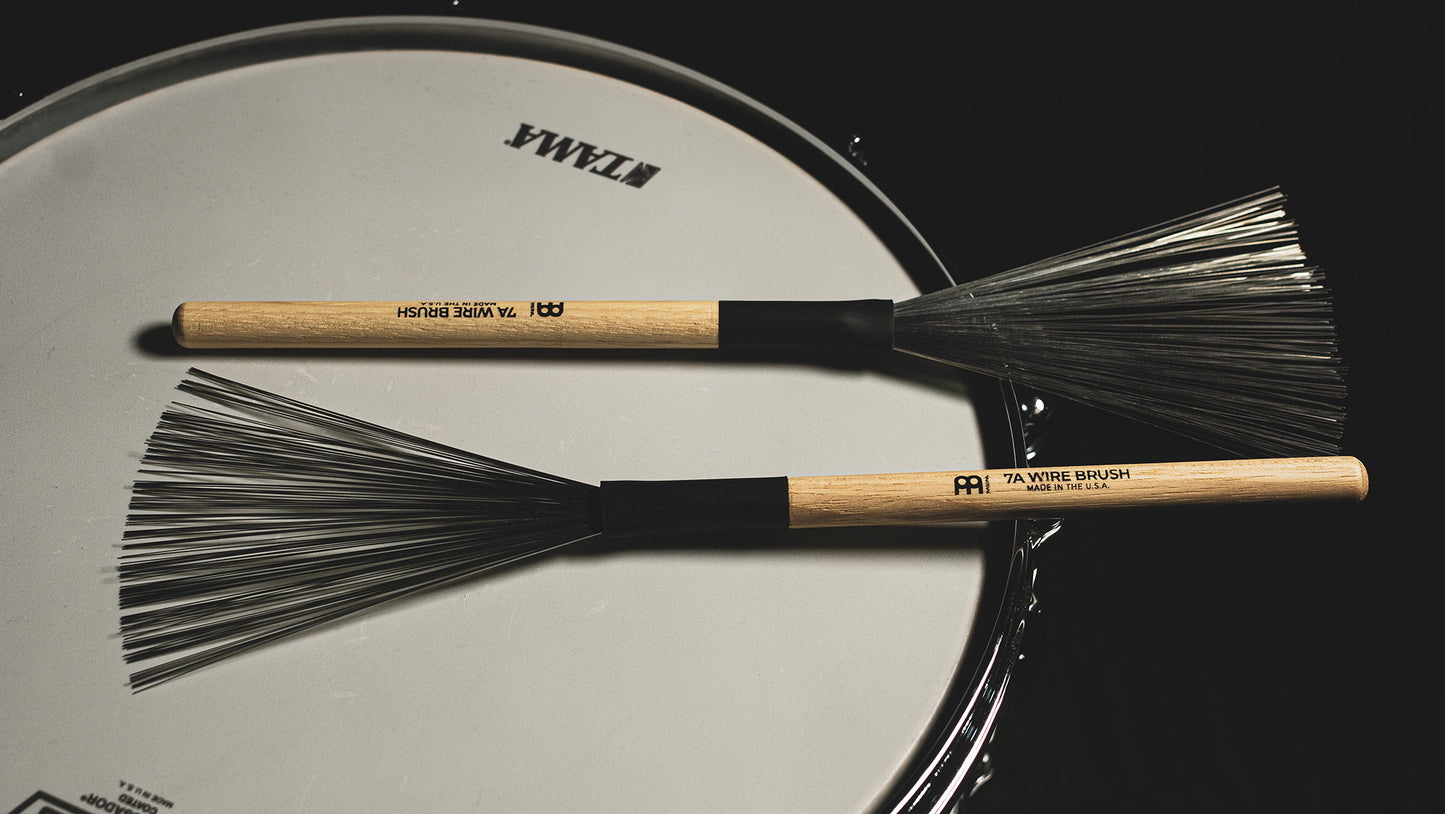 MEINL Stick & Brush - 7A Fixed Wire Brush