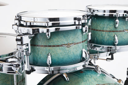 TAMA STAR Maple Factory Vault Shell Kit 5 pcs. - Cerulean Bird's Eye Maple/Chrome HW