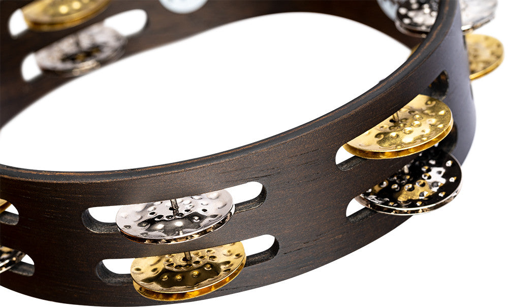 MEINL Percussion Compact Wood Series Tambourine - 8"