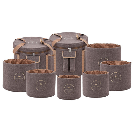 Meinl Sonic Energy Crystal Singing Bowl Travel Bag Set - Braun