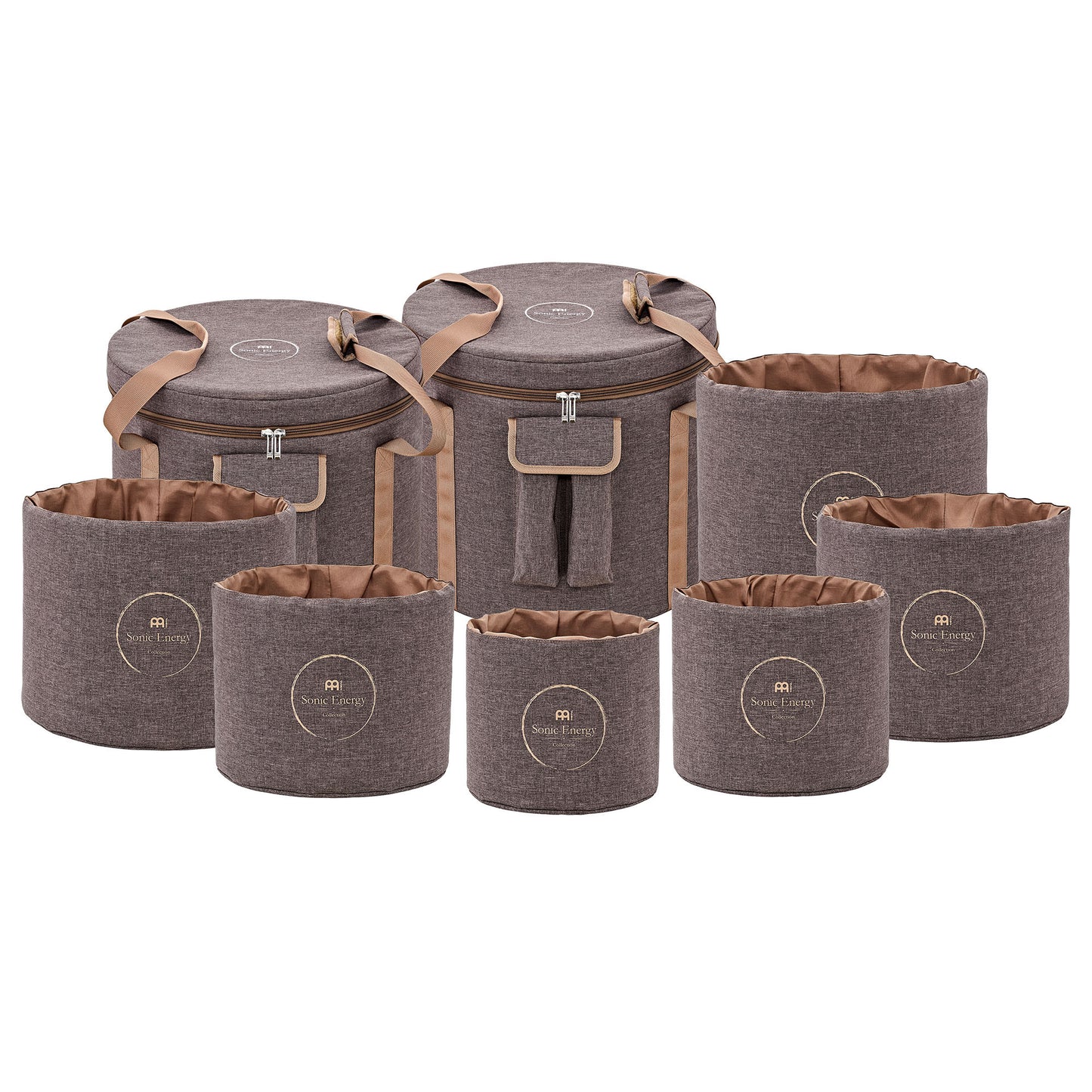 Meinl Sonic Energy Crystal Singing Bowl Travel Bag Set - Braun