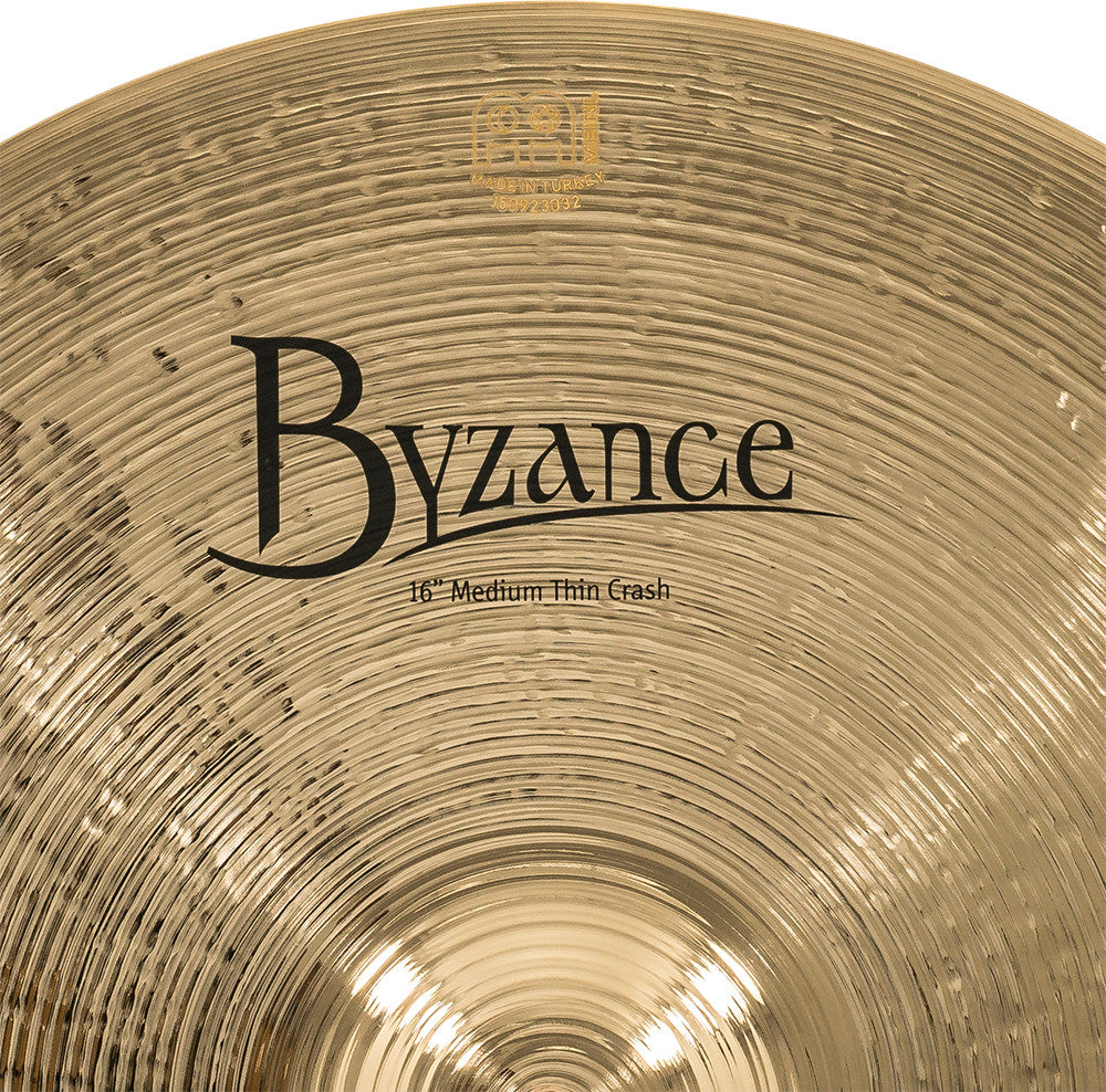MEINL Cymbals Byzance Brilliant Medium Thin Crash - 16"