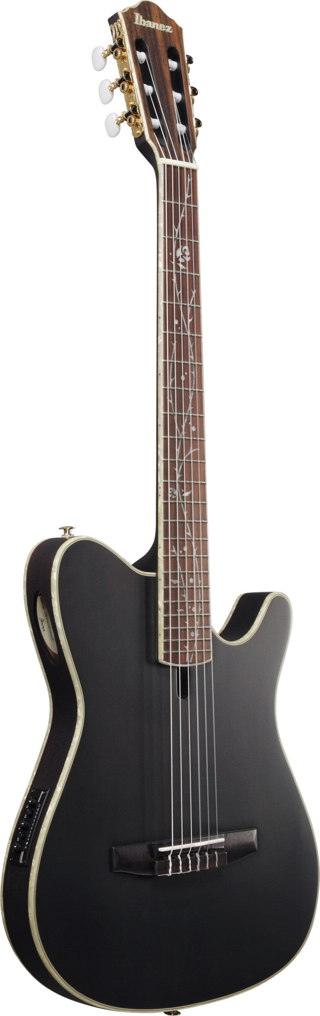 IBANEZ Tim Henson Signature Nylon String Guitar 6-String - Transparent Black Flat