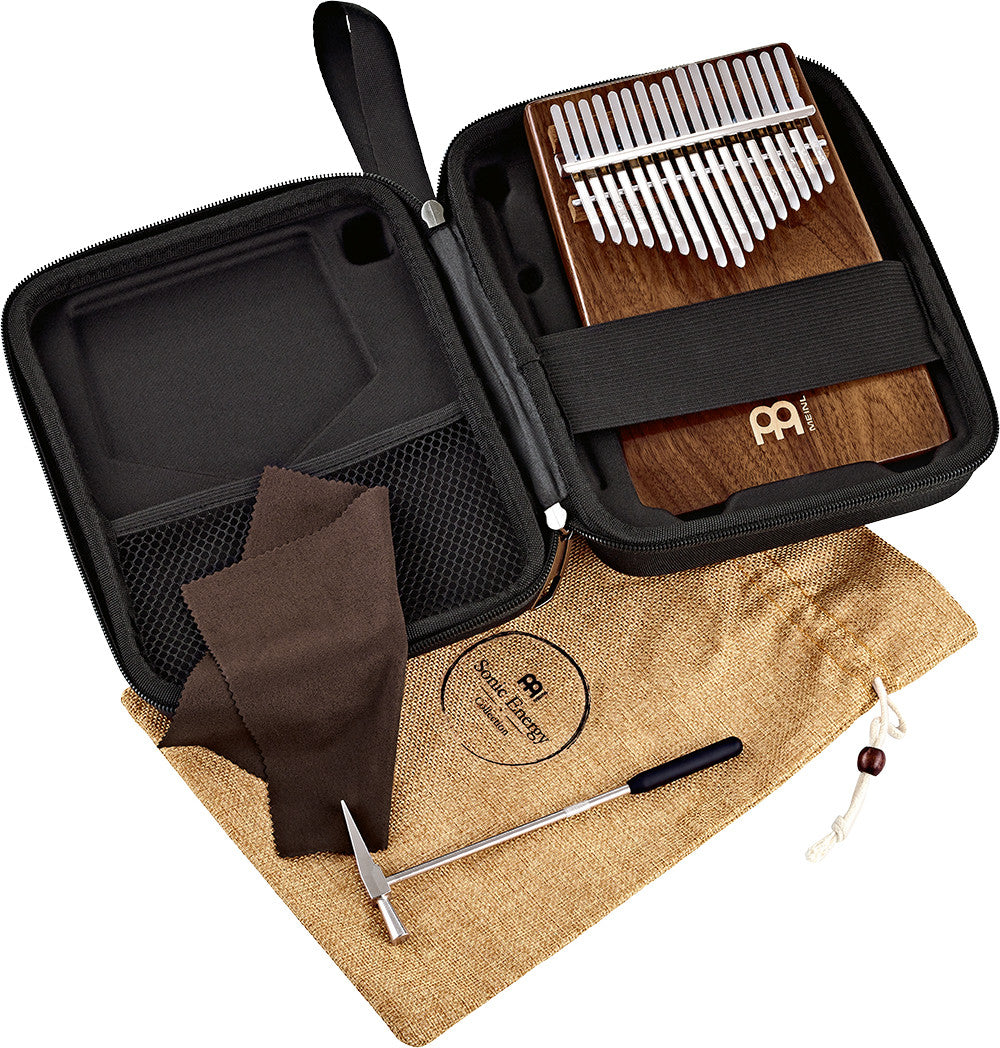 Meinl Sonic Energy Solid Kalimba, 17 Töne, schwarze Walnuss