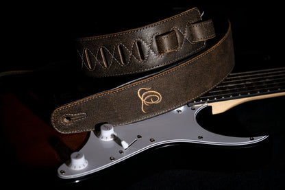 ORTEGA Echtledergitarrengurt - Desert Stone