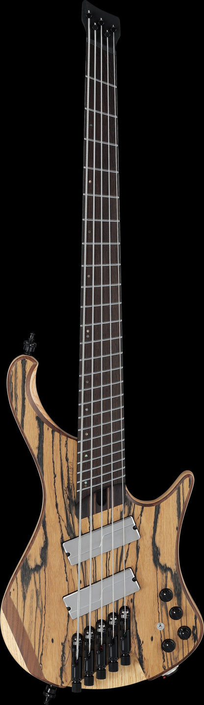 IBANEZ Bass Workshop EHB Electric Bass 5-String Multi Scale - Natural Flat + Gig Bag