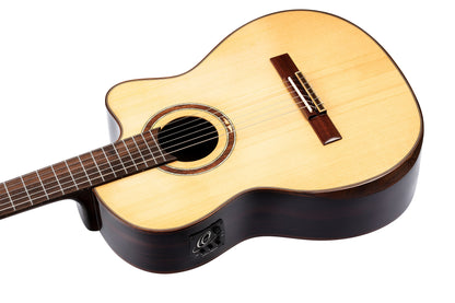 ORTEGA The Privat Room 4/4 Konzertgitarre 6-string - Natur + Gigbag