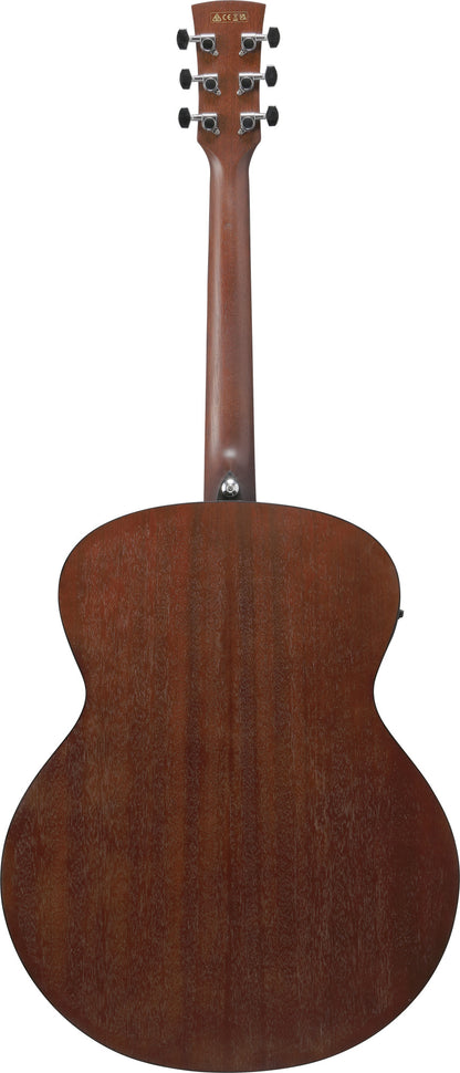 IBANEZ PJ Akustikgitarre 6-String - Open Pore Vintage Amber Sunburst Decke, Open Pore Natural Boden & Zargen