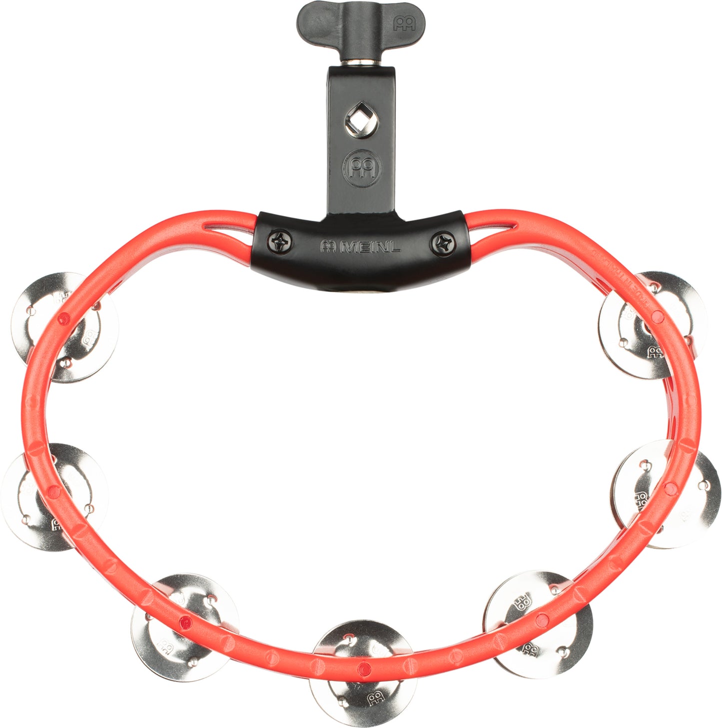 MEINL Percussion Headliner® Series Mountable Molded ABS Tambourine - Red
