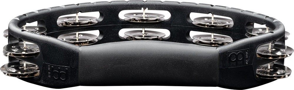 MEINL Percussion Headliner® Series Molded ABS Dual-Row Tambourine - Black